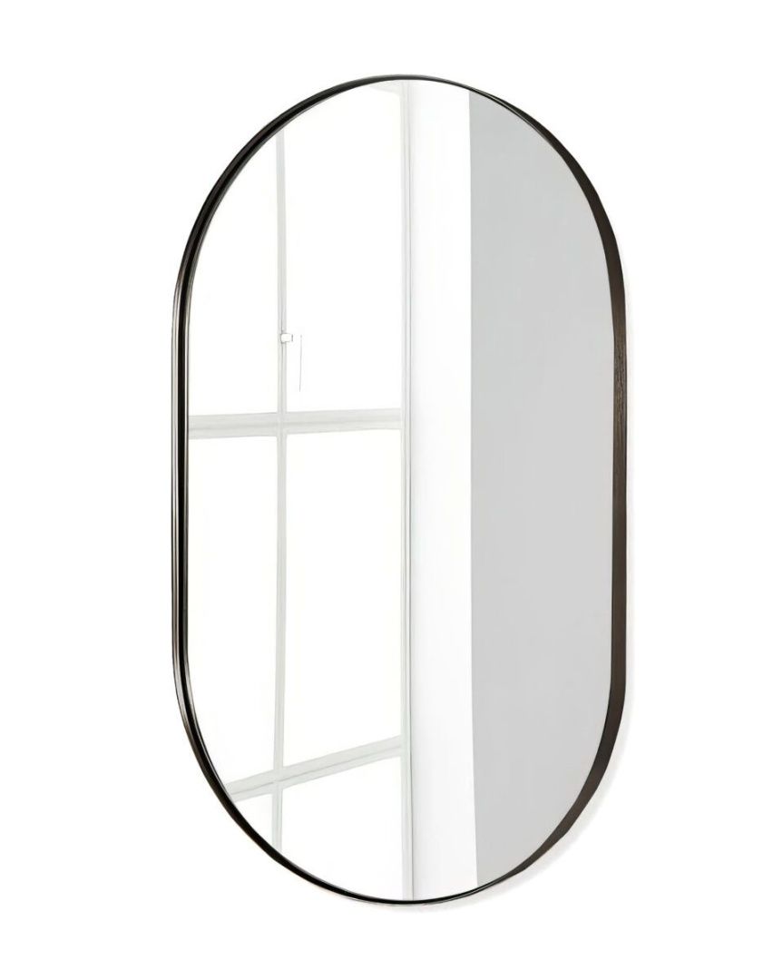 Зеркало в раме "Аманда" black silver