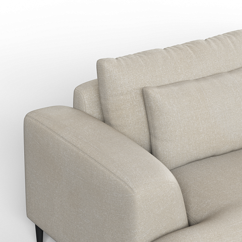 Диван Венью мягкий велюр (бежевый)