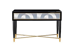 KFG122 Консоль 2 ящика зеркало двухцветное 120*42*75см купить по цене 59&nbsp;220  руб.